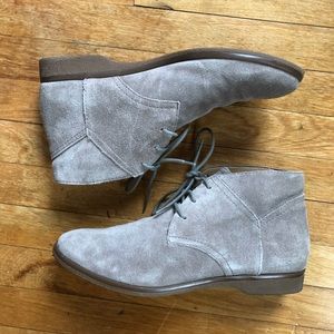 Franco sarto Percy bootie taupe suede size 10